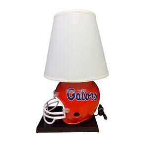 Florida Gators NCAA Full Size Helmet Wincraft Man Cave Lamp Orange Blue (TESTED)